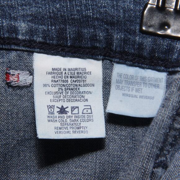 Vintage Tommy Jeans Cargo Jeans Size 5 Y2K Medium wash - Picture 9 of 9